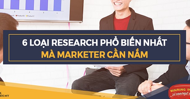 6 loại Research phổ biến nhất mà người làm Marketing cần nắm
